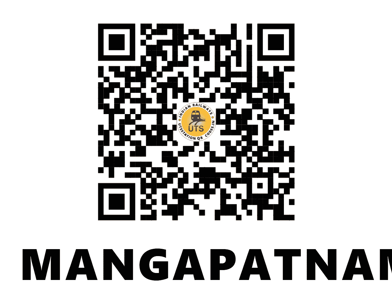 UTS QR Code for MANGAPATNAM - MUM - SC (ANDHRA PRADESH)